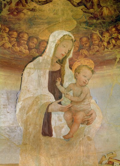 Die Jungfrau und das Kind, 15. Jahrhundert von Filippino Lippi